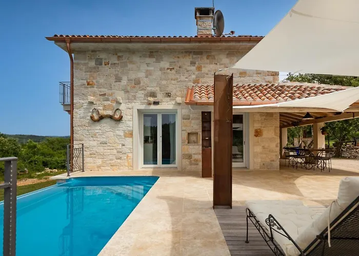Rustic Krug With Panorama View In Buje 别墅